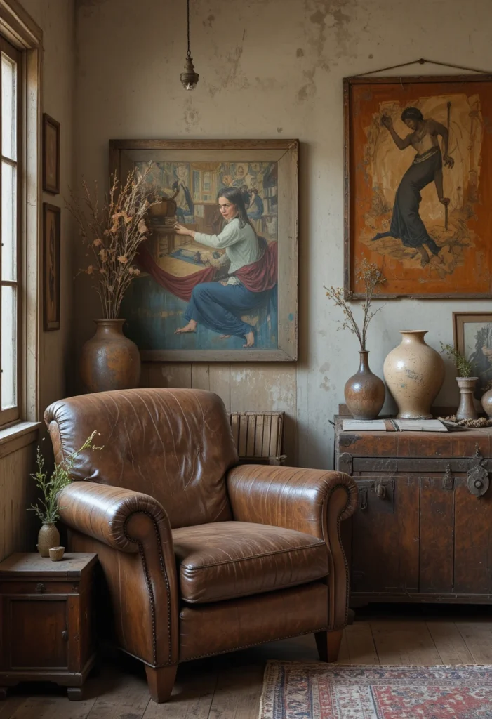Layer in Vintage and Handmade Finds Over Time