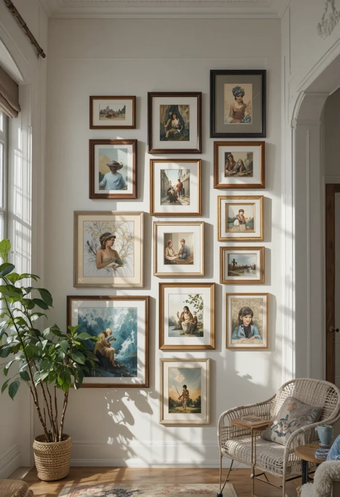 Build a Gallery Wall That Draws the Eye Up