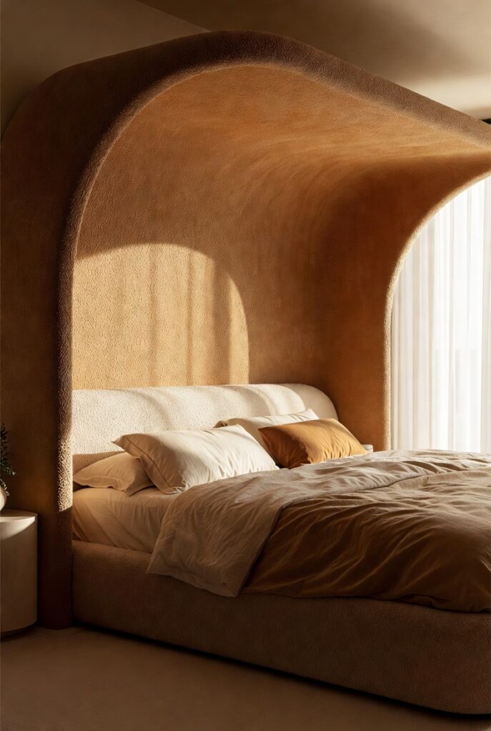 Choose a Sculptural, Curved Bed Frame