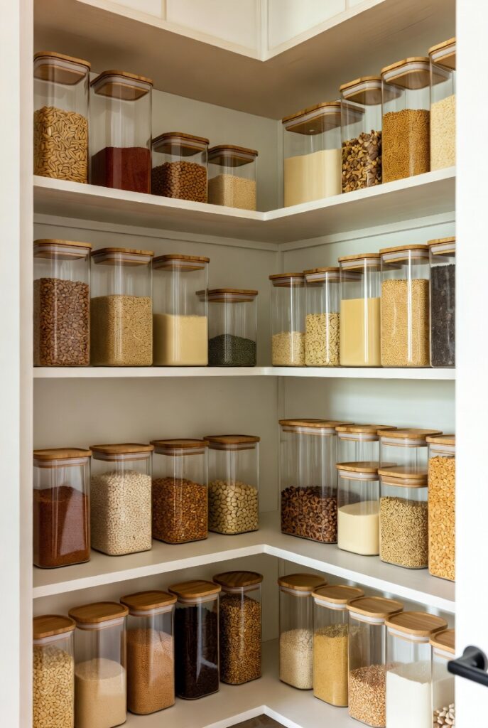 Use Clear Containers for Everything Loose