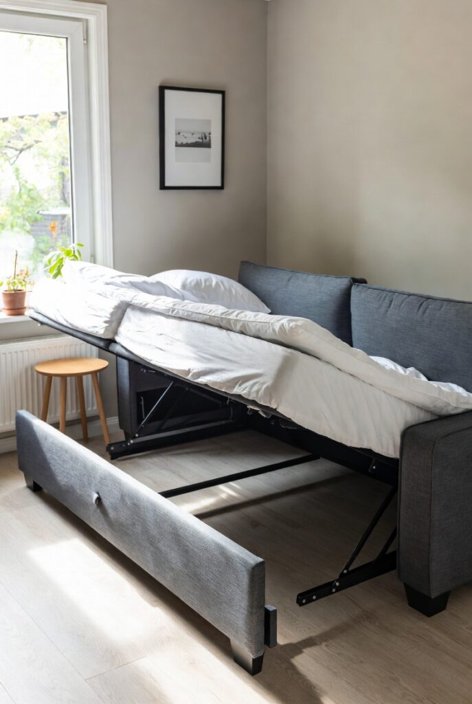 A Sleeper Sofa for Instant Guest Rooms