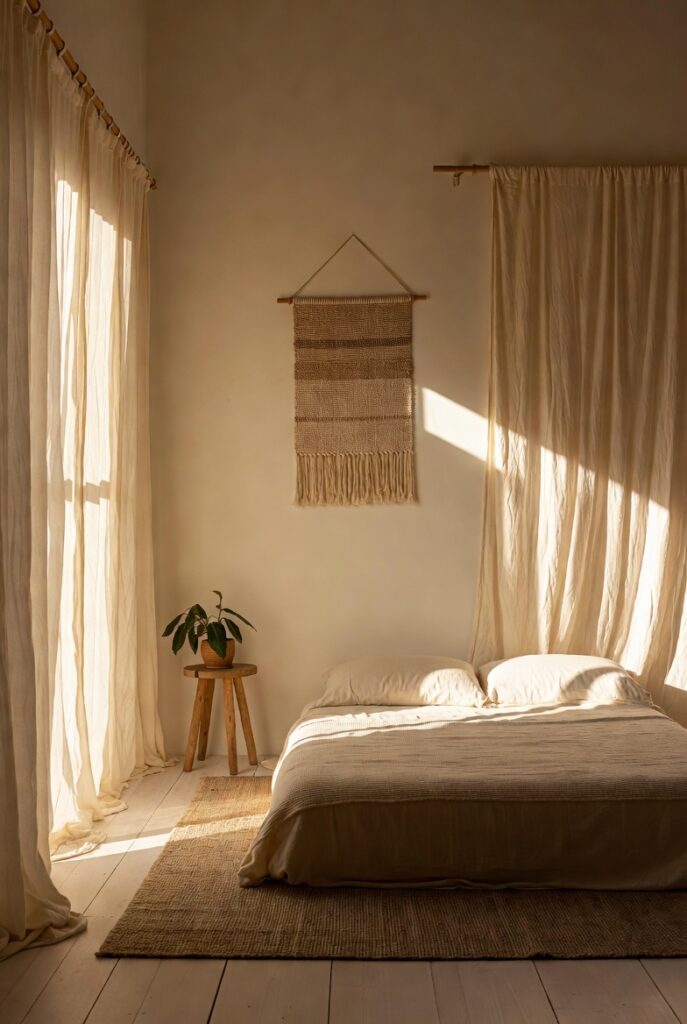 Boho Minimalist Bedroom