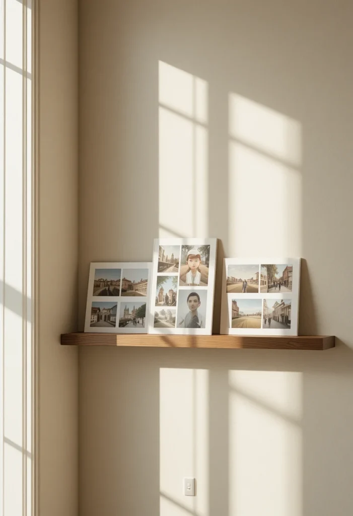 Create a Mini Gallery Ledge for Postcards and Photos