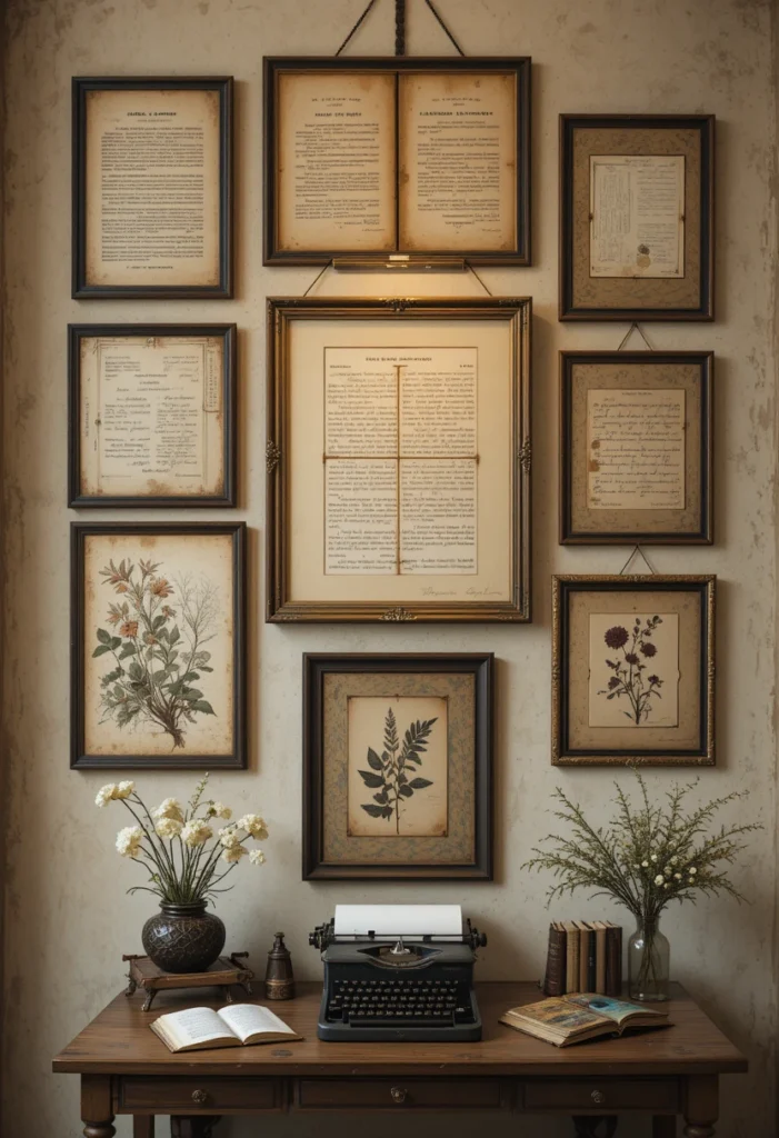 Vintage Book Pages and Ephemera