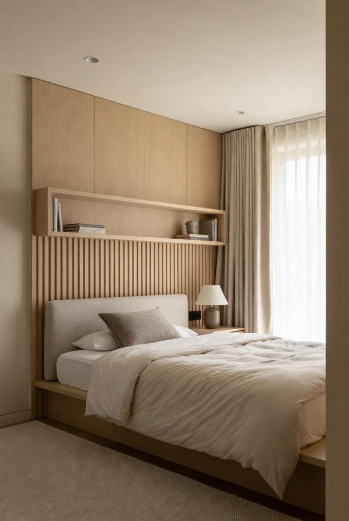 Small-Space Minimalist Bedroom