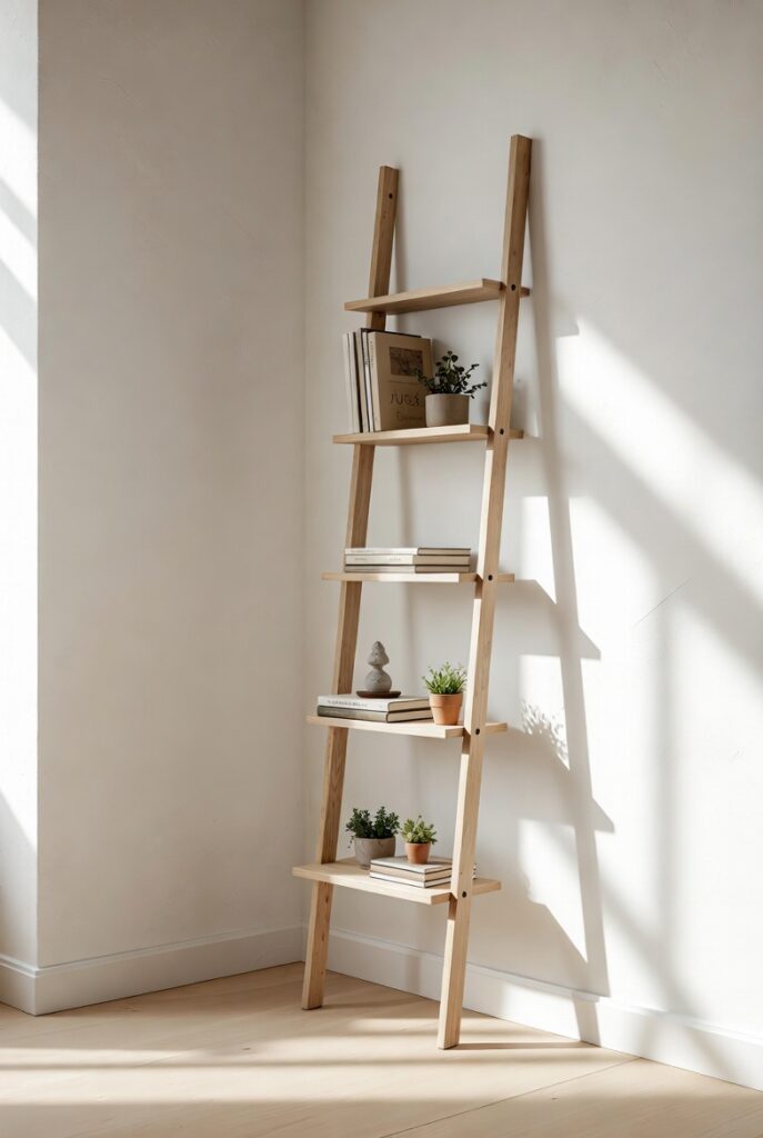 A Slim Ladder Shelf