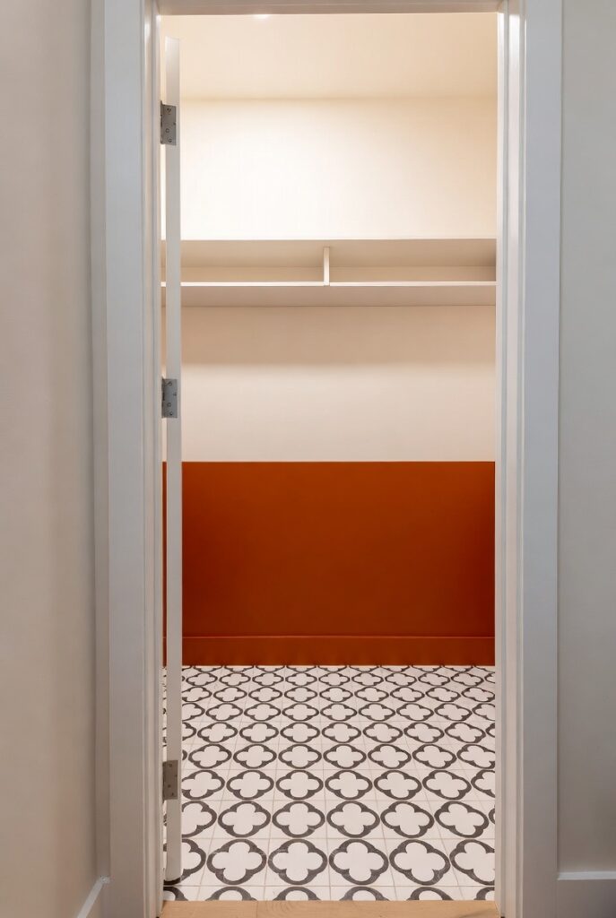 Define the Space With Flooring or Paint, Even Without Walls
