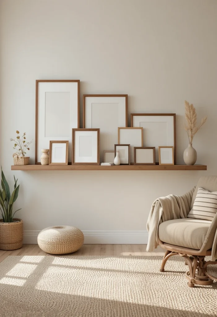 The Leaning Picture-Rail Look