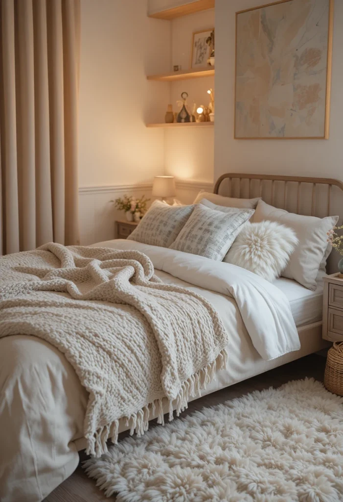 Layer in Soft Textures for a Cozy, Curated Feel