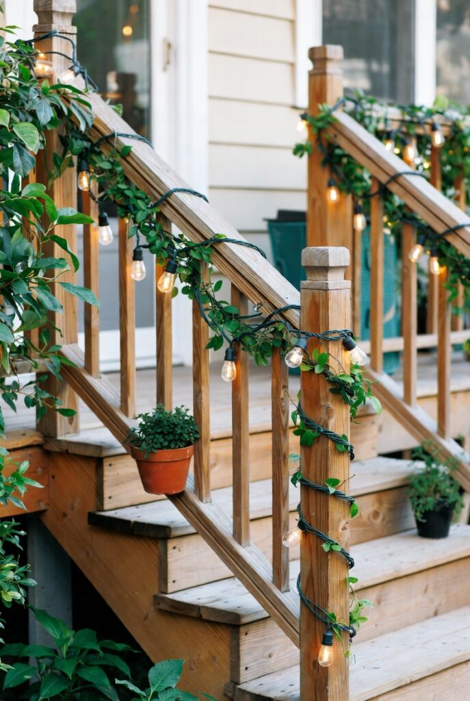 Dress Up the Railing and Steps