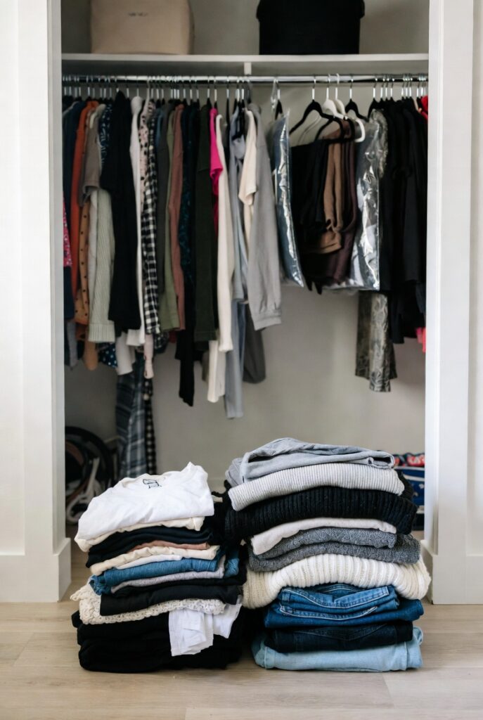 Do a "One In, One Out" Declutter Before Reorganizing