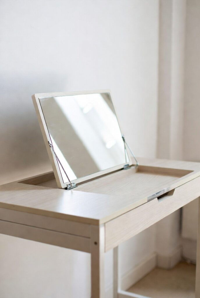 A Multi-Functional Desk-Vanity Combo