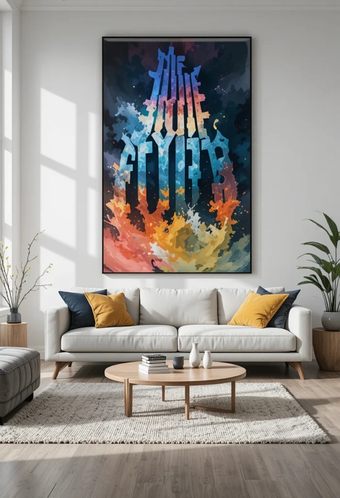 One Oversized Statement Poster