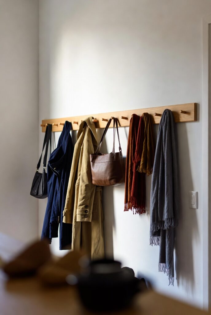 Install a Peg Rail Instead of a Bulky Coat Rack