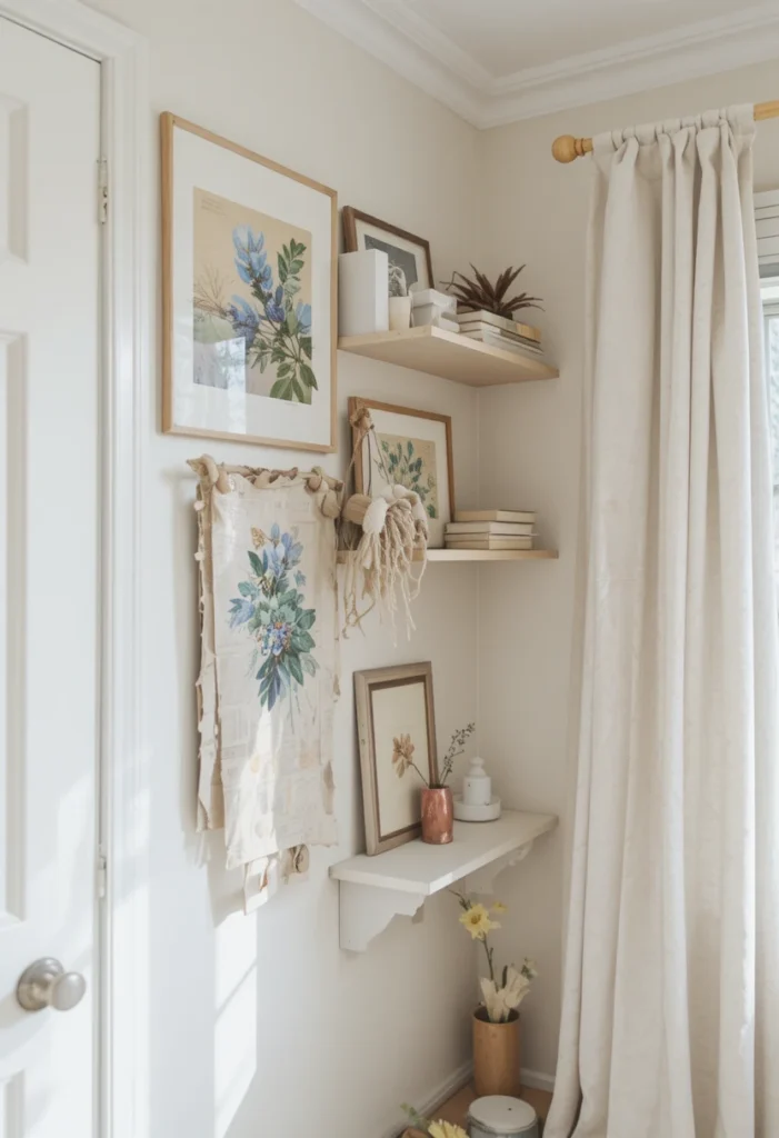 Hang Everything with Command Strips and Tension Rods