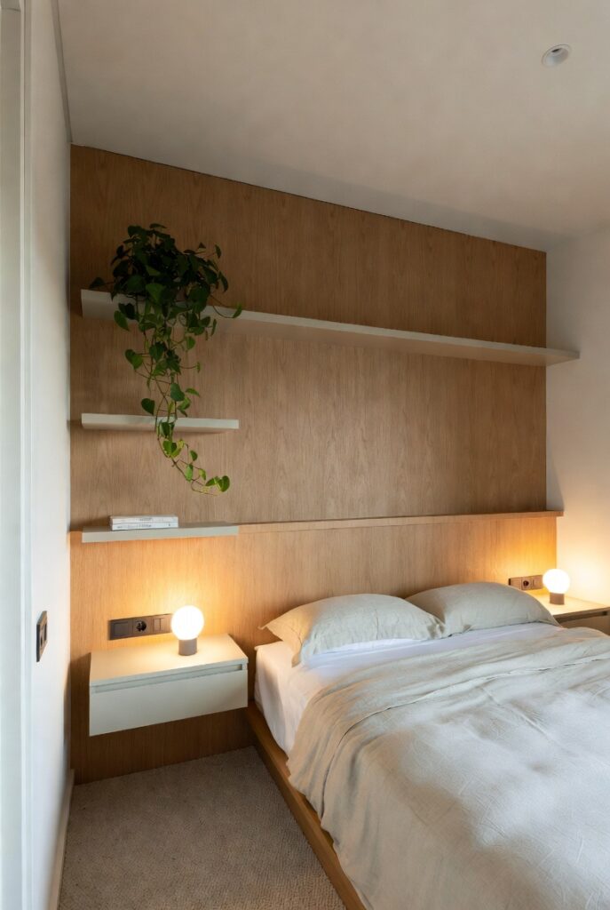 Use Wall-Mounted Nightstands or Shelves