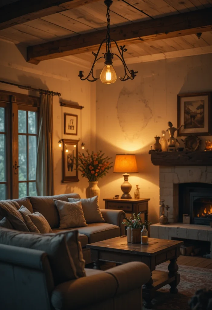 Finish With Warm, Layered Lighting