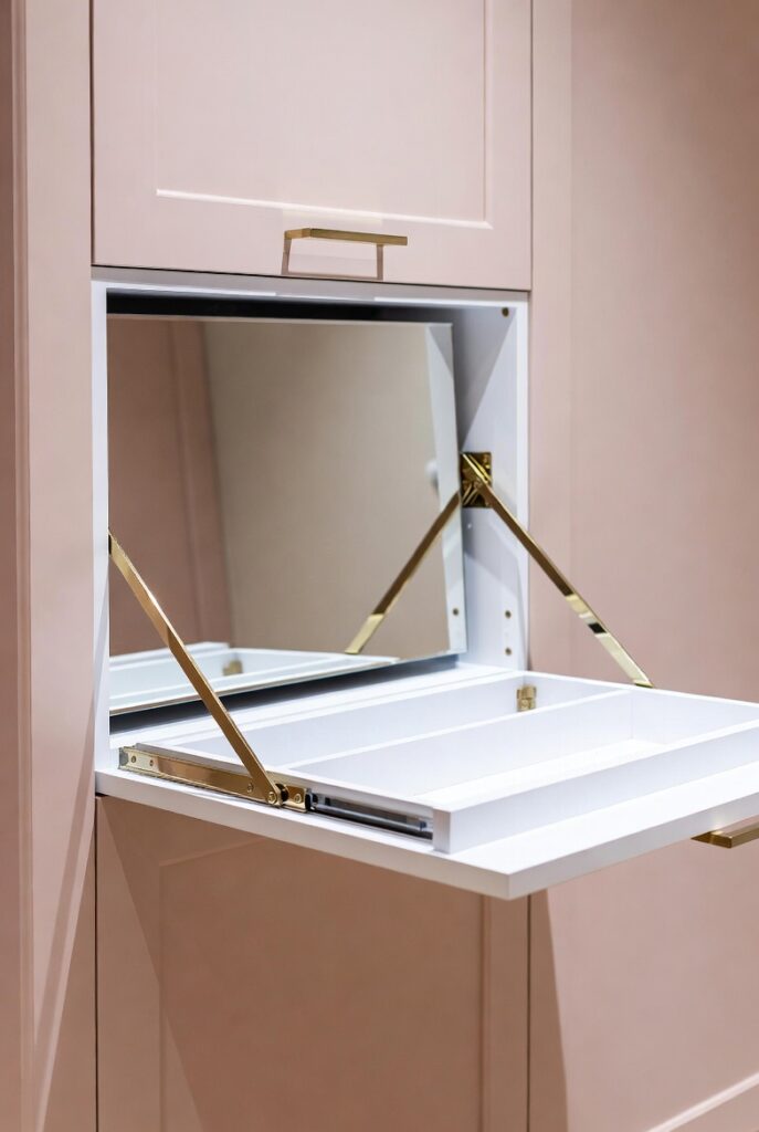 The Fold-Down Wall Vanity