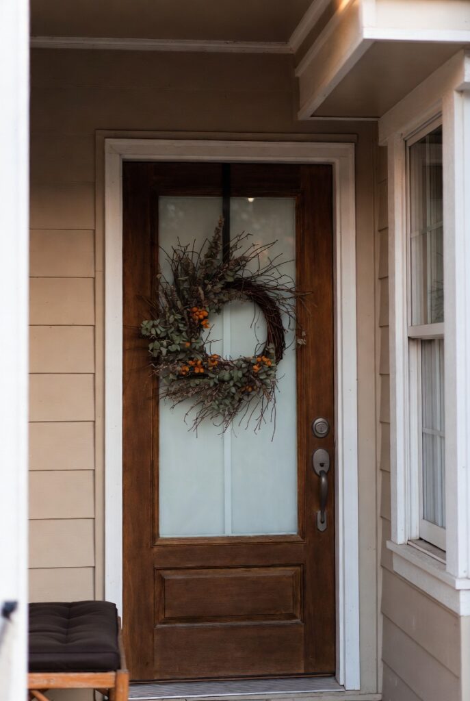 Hang a Wreath That Sets the Mood