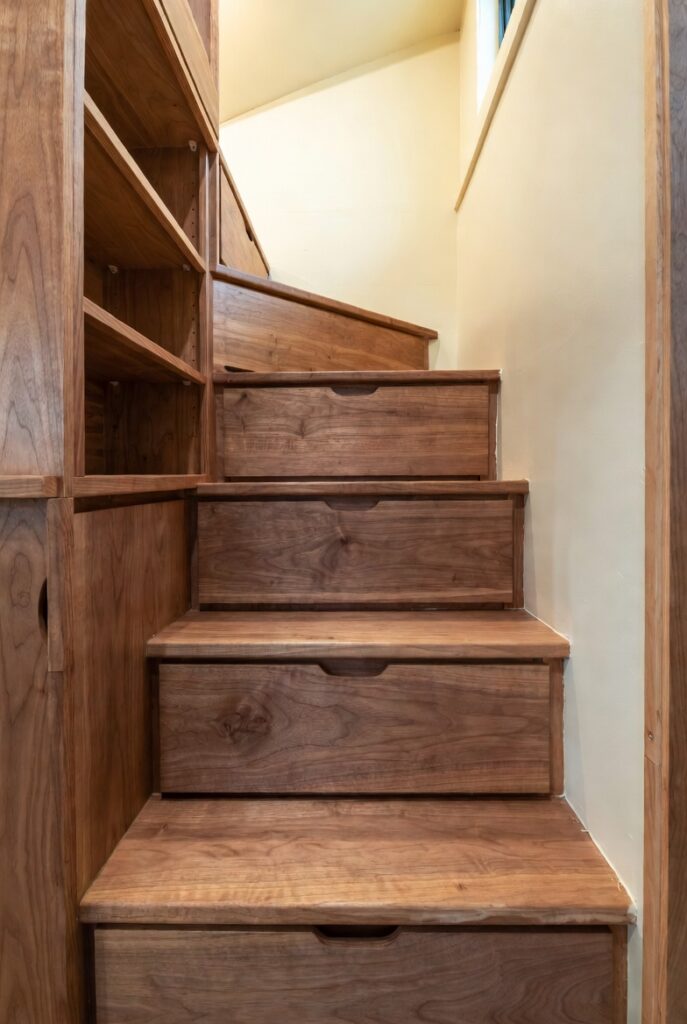 Turn the Stairs Into Storage