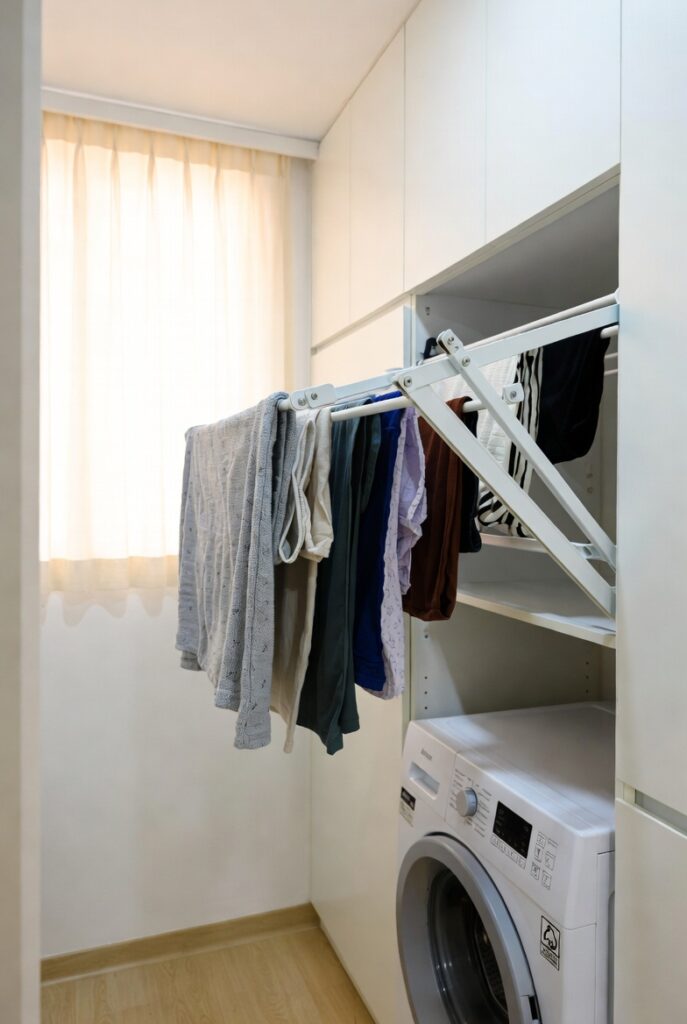 Install a Pull-Down or Foldaway Drying Rack