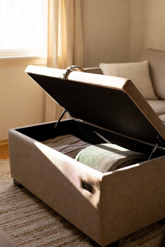 A Storage Ottoman