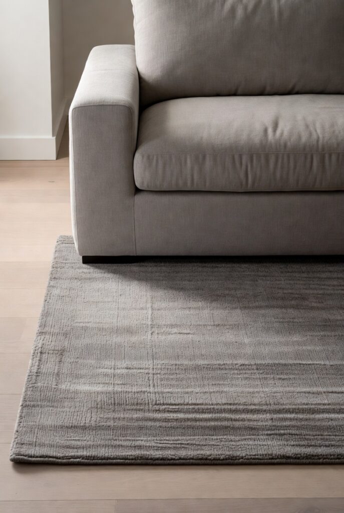 Low-Pile Flatweave + Streamlined Loveseat