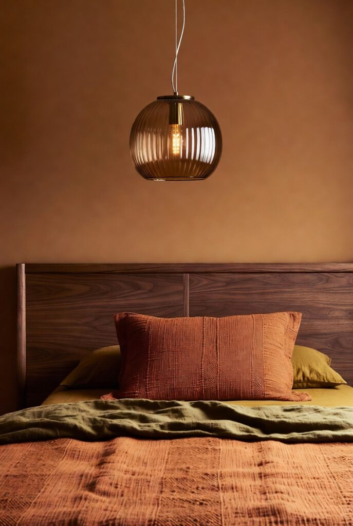 Try Warm, Earthy Mid-Century Modern Tones
