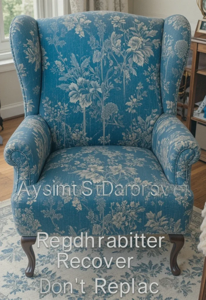 Reupholster or Recover, Don't Replace