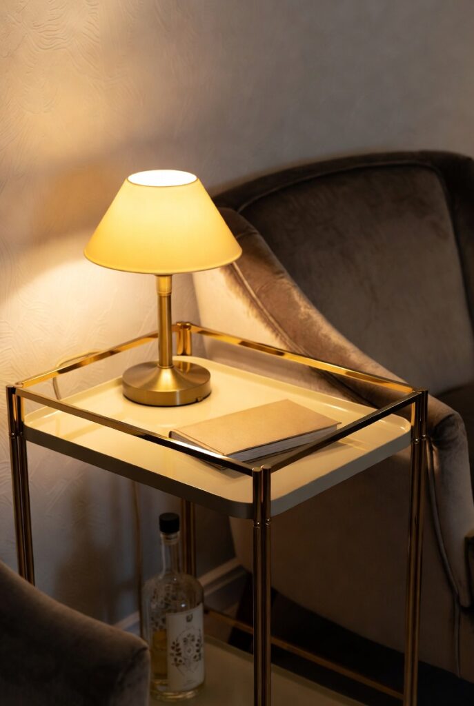 Treat It as an End Table First, Bar Second