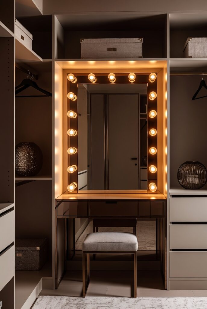 Turn an Unused Closet Into a Vanity Station