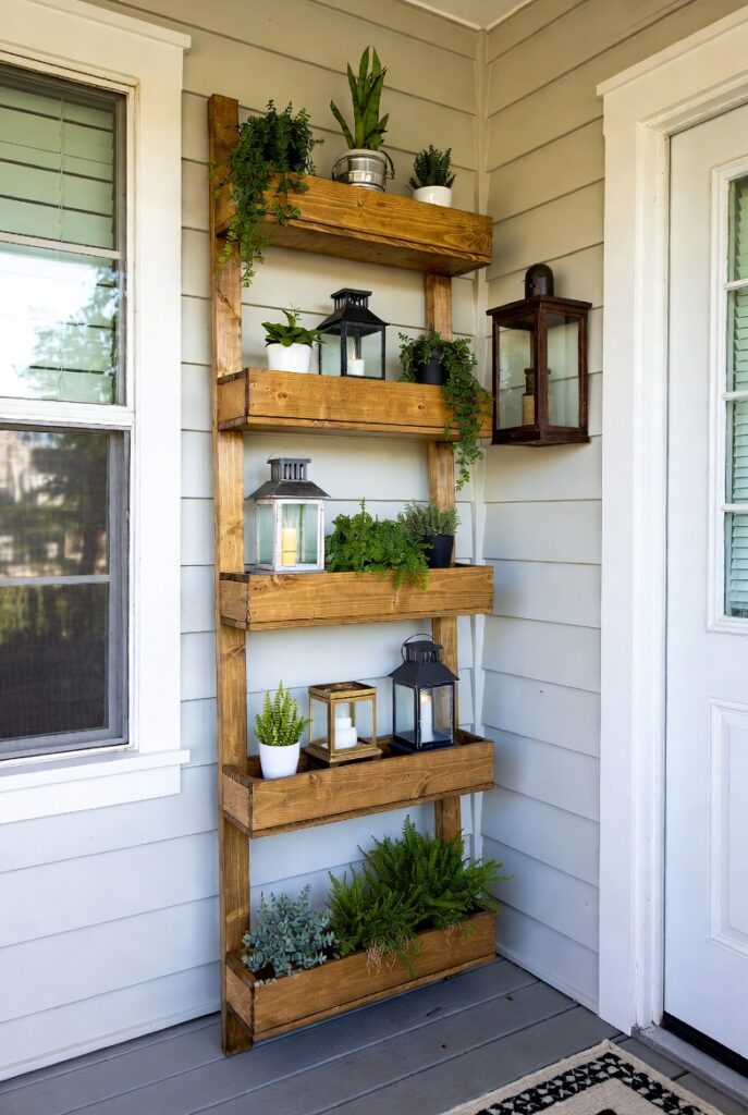 Go Vertical With a Porch Leaner