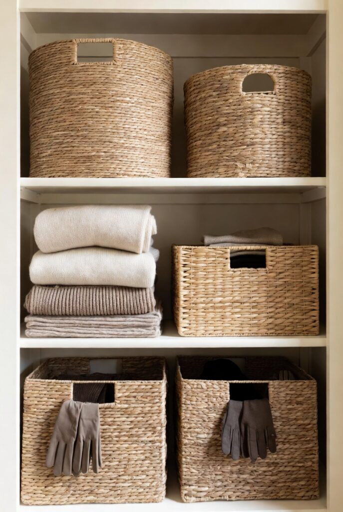 Use Baskets and Bins for "Soft" Categories