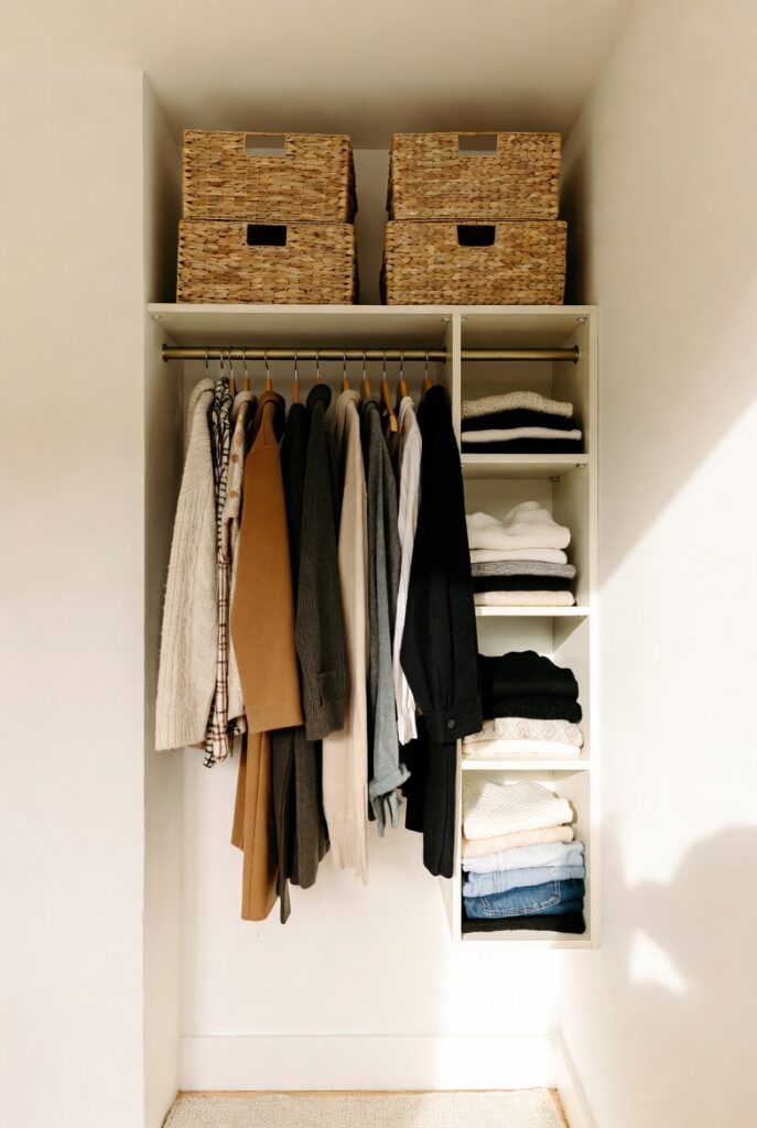 Build a "Cloakroom" Instead of Fighting for Closet Space