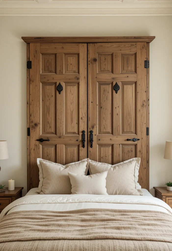 Turn an Old Door Into a Statement Headboard