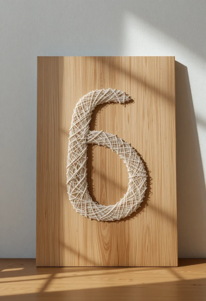 Modern String Art Monogram