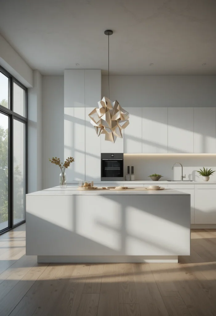 Bring in One Statement Light Fixture