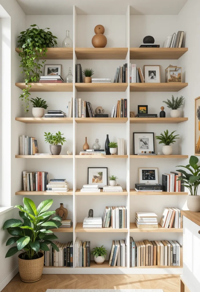 Go Floor-to-Ceiling With Open Shelving