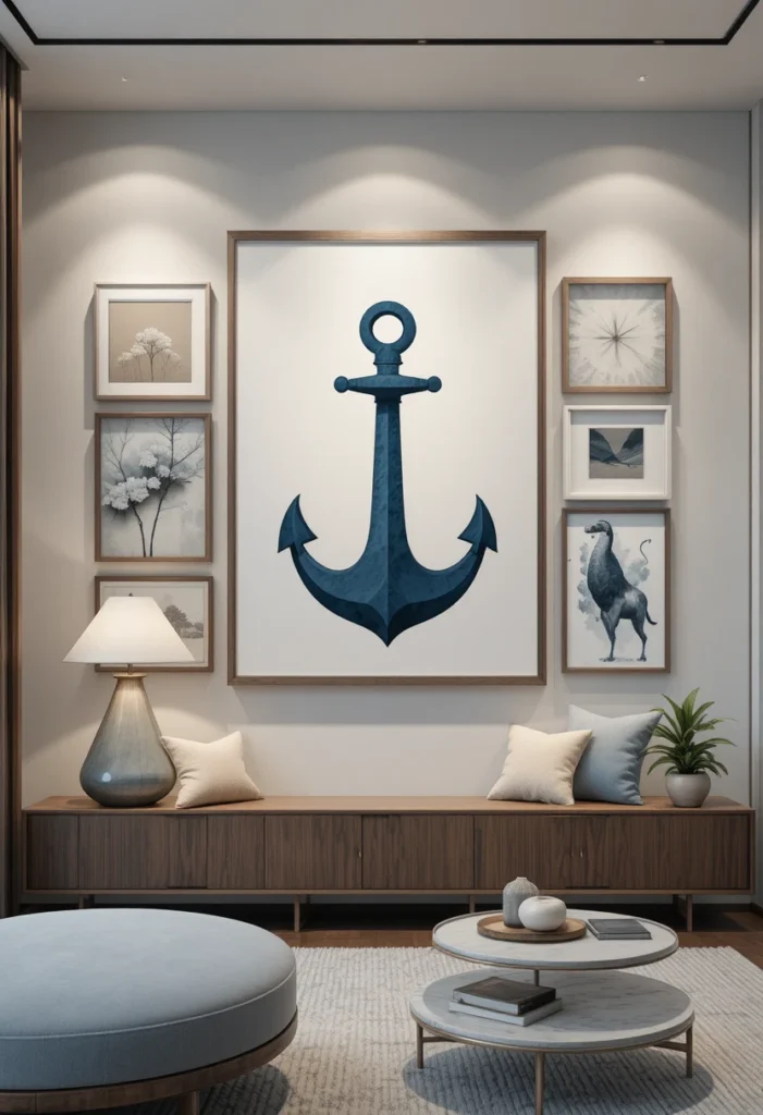 The Large Anchor + Small Accents