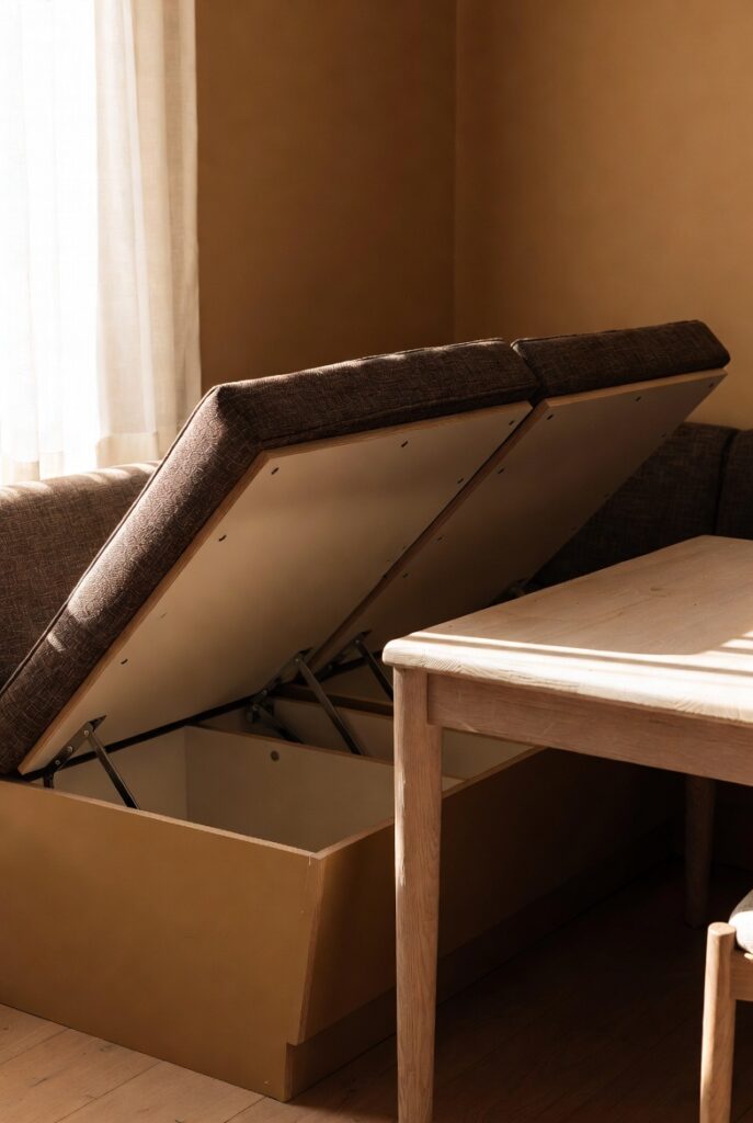 Banquette Seating With Hidden Storage