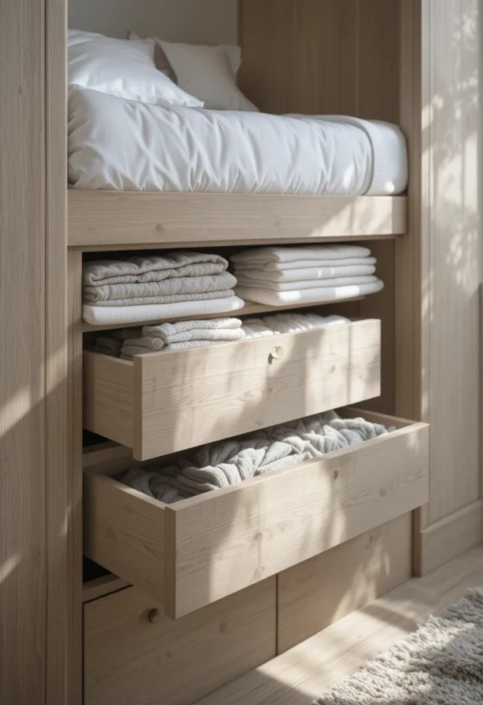 Build Storage Into the Bed Frame