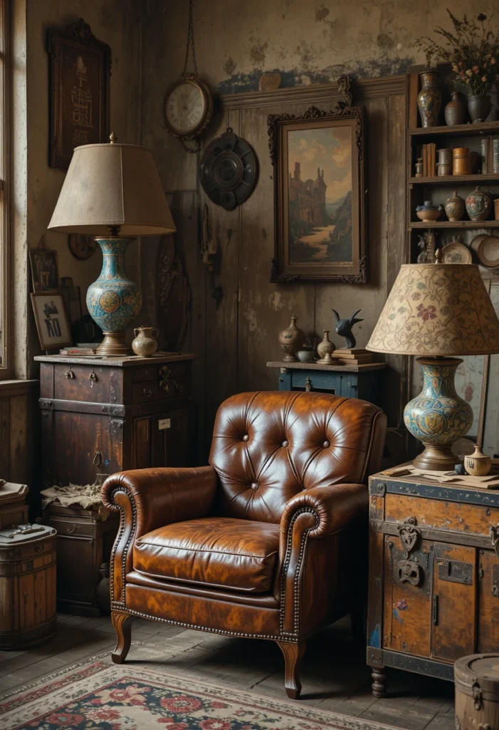 Mix In Vintage and Thrifted Furniture