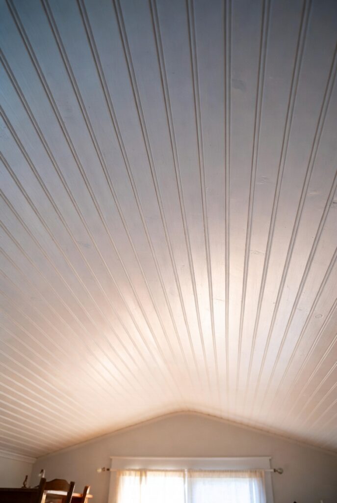 Add a Painted or Beadboard Ceiling
