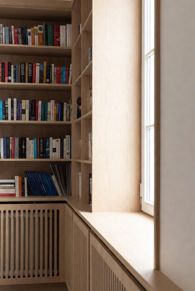 Radiator Cover Bookshelf