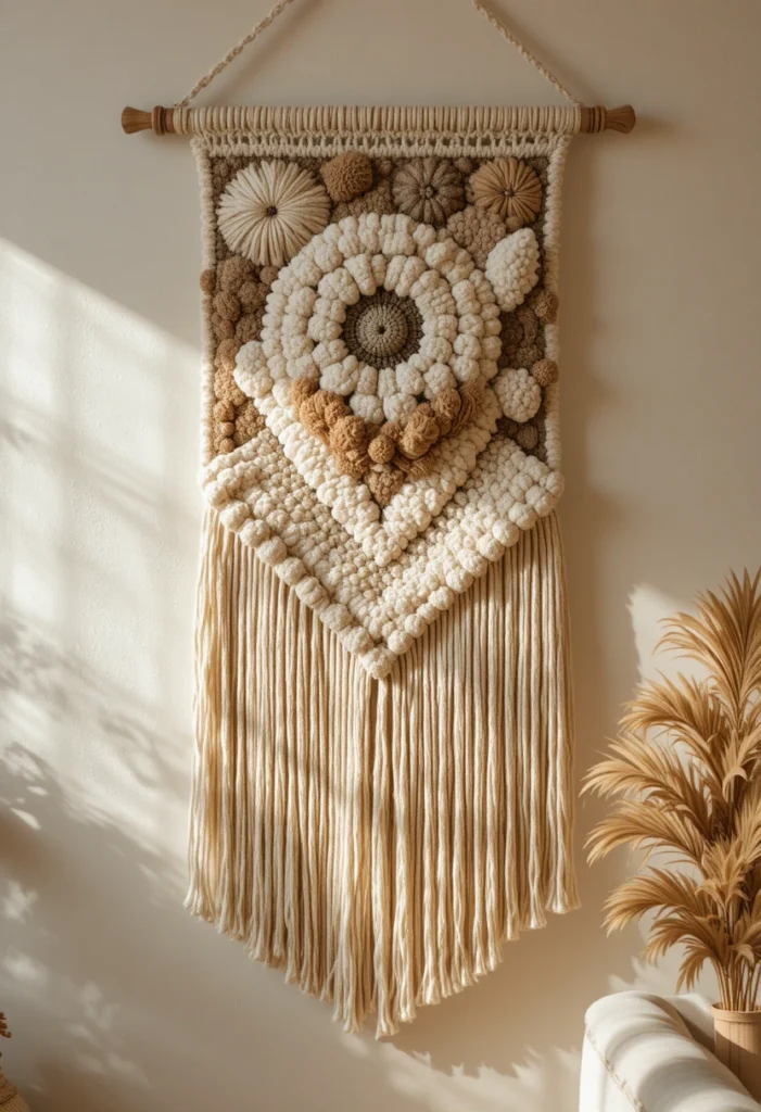 Woven Yarn Wall Hanging