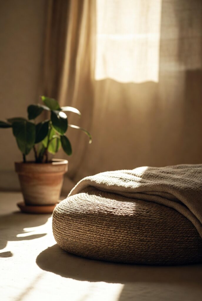 A Calming Meditation or Zen Corner