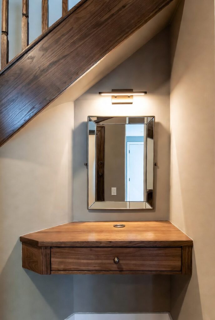 The Under-the-Stairs Vanity
