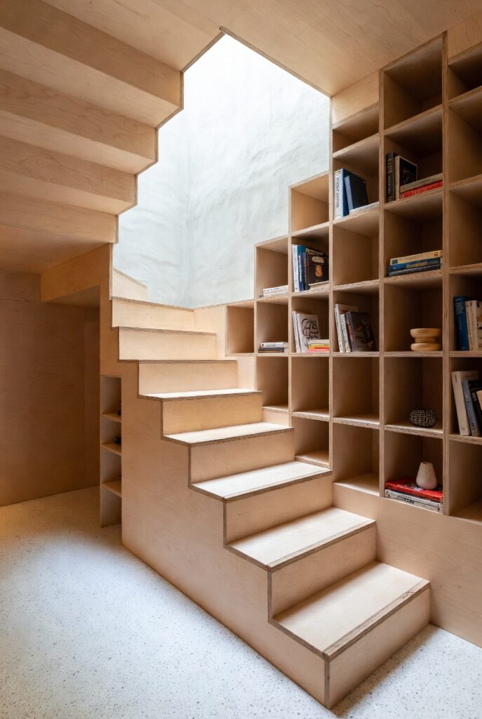 Stair-Step or Under-Stairwell Cubbies