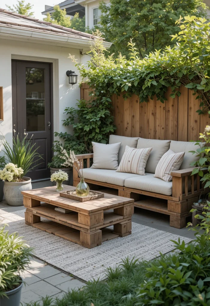 Turn Wood Pallets Into an Outdoor Bench