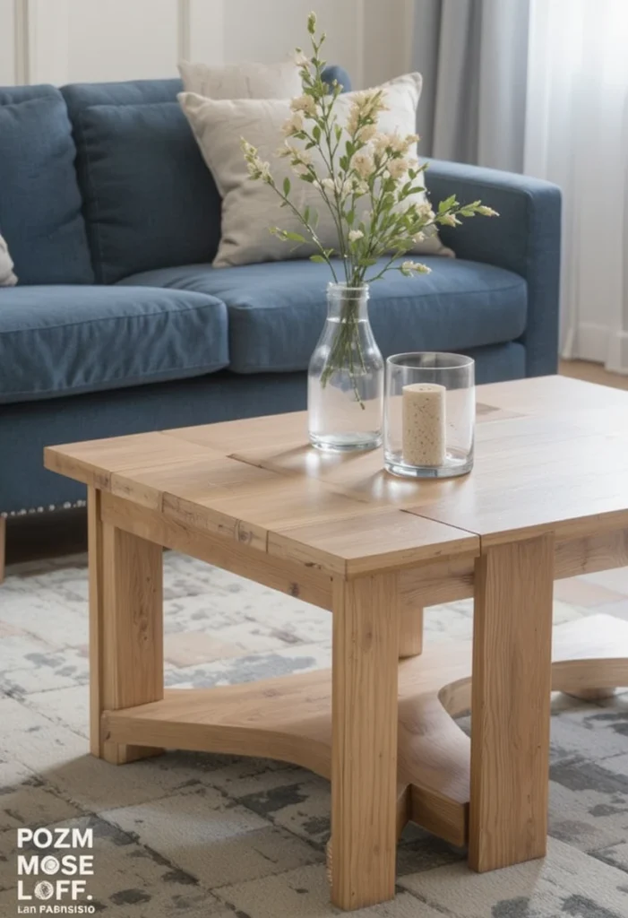 Use a Light Oak Buffet or Sideboard for Storage and Style